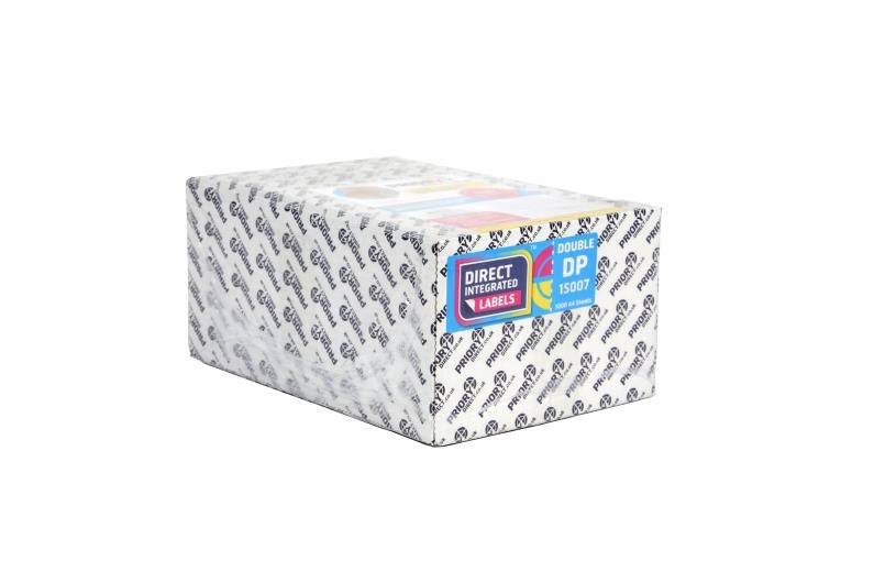 Double Integrated Labels With Perforation - Style DP Image 2