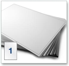 Printer Labels - 1 Per Sheet - Round Corners  Image 4