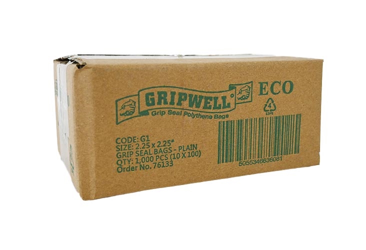 Polythene Grip Seal Bags - Clear - 56x56mm Image 4
