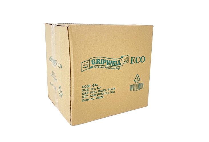 Polythene Grip Seal Bags - Clear - 250x350mm Image 4