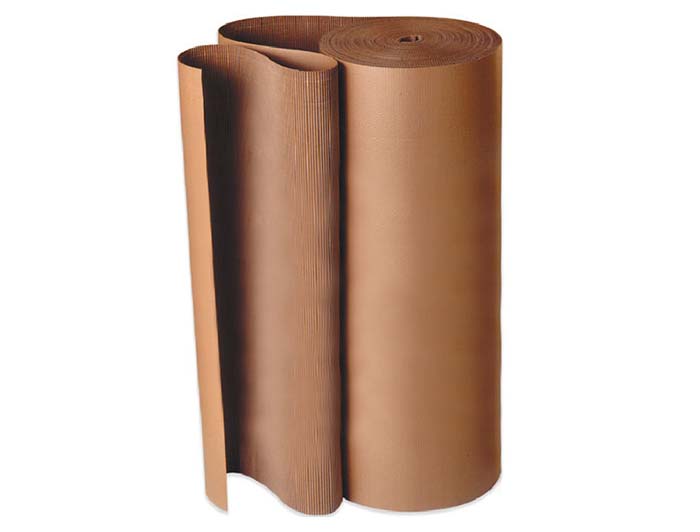 750mm width 75m length Corrugated Paper Cardboard Roll