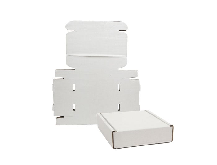 140 x 130 x 50mm White Postal Boxes - 5