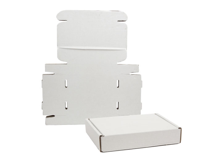 White Postal Boxes 230 x 150 x 50mm Priory Direct
