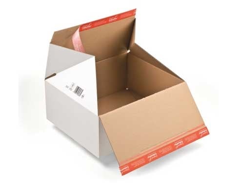 184 x 149 x 127mm - CP 155.155 - ColomPac Instant Bottom Cardboard Boxes Image 2