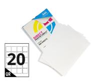 20 Per Sheet A4 Labels - Square Corners