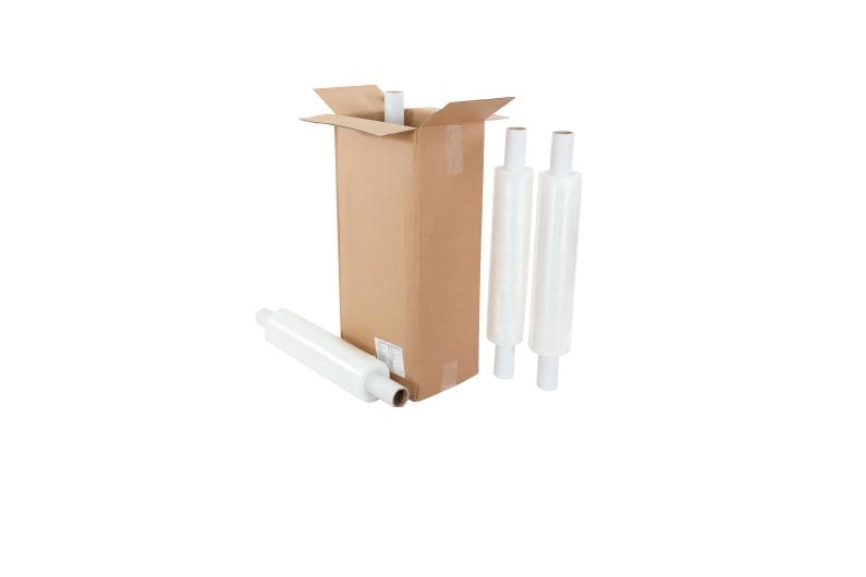 400mm x 250m x 20mu Extended Core Pallet Wrap - Clear Image 2