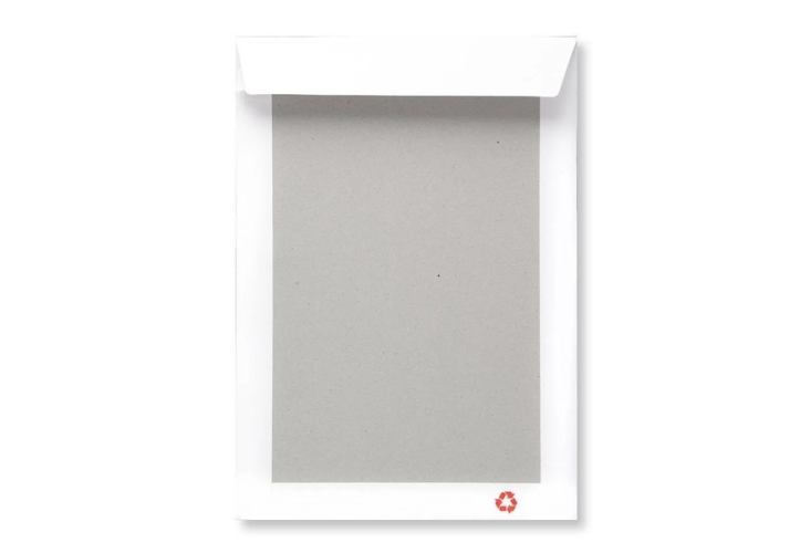 A4 Board Backed Envelopes - White Printed - 2
