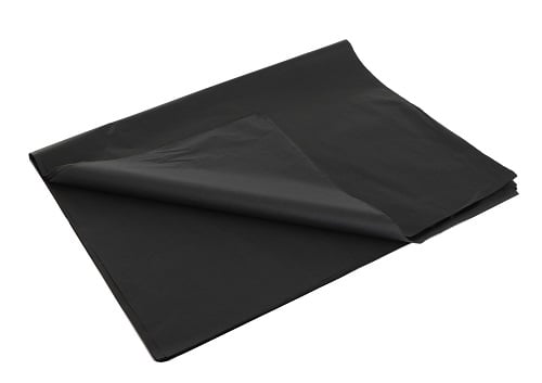 500 x 750mm - Black Tissue Paper - 2