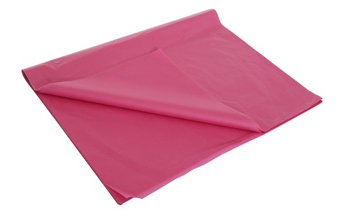 500 x 750mm - Pink Tissue Paper - 2