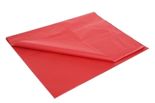 500 x 750mm - Red Tissue Paper - 2