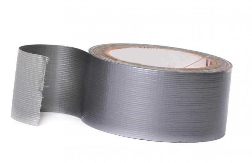 Silver Duct Tape 50mm x 50m 6 Rolls Priory Direct