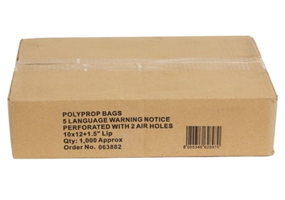 250 x 300mm Clear Polypropylene Garment Bags Image 2