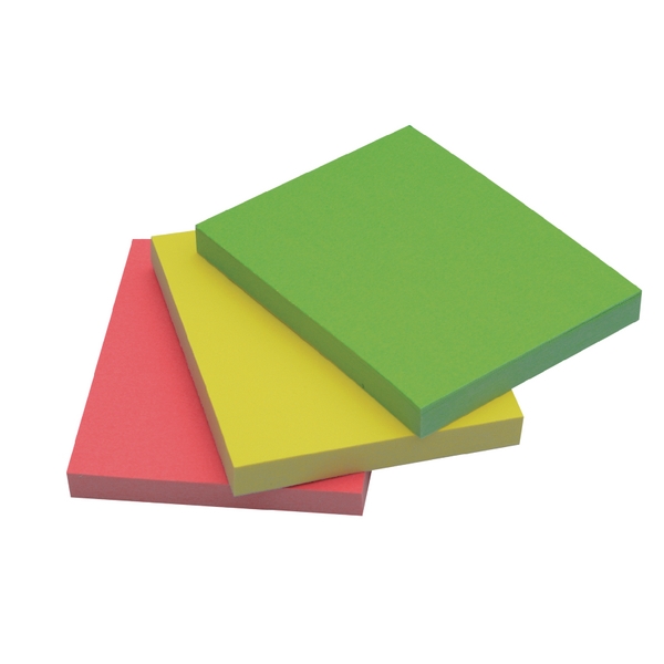38 x 51mm Neon Sticky Notes Pads