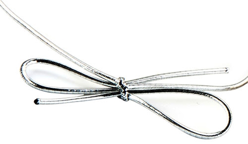406mm Silver Loop Bows