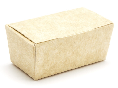 66 x 33 x 31mm - Natural Kraft Ballotin Gift Boxes
