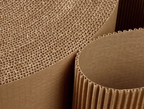 Image of 250mm x 75m Corrugated Cardboard Roll - 1 Roll