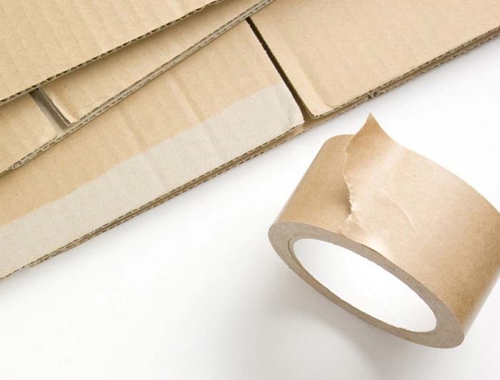 50mm x 50m Eco-Friendly Self Adhesive Paper Tape - 57gsm Image 2