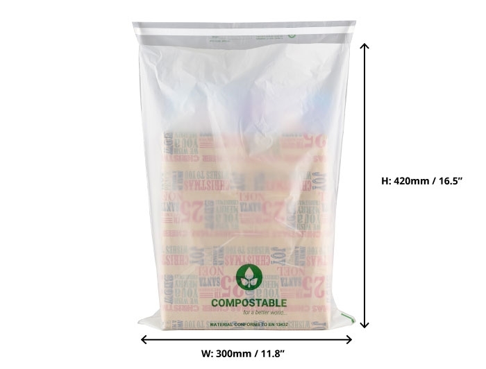 Compostable Mailing Bags 160 x 230mm