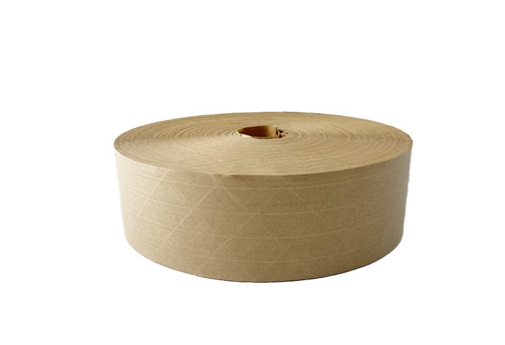 70mm x 305m Reinforced Gummed Paper Tape - Brown - 125gsm