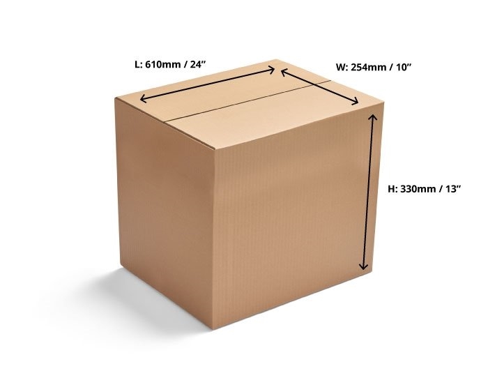 Double Wall Cardboard Boxes - 610 x 254 x 330mm