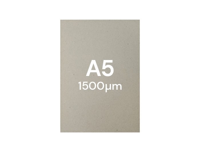 A5 Greyboard Stiffeners - 1500 Micron
