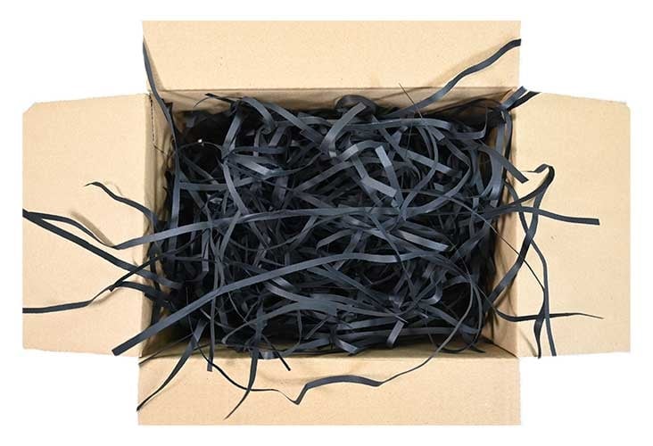 4mm Shredded Paper - Black - 1kg