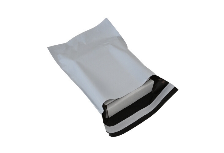 Recycled White Poly Mailers 230 x 325mm Priory Direct