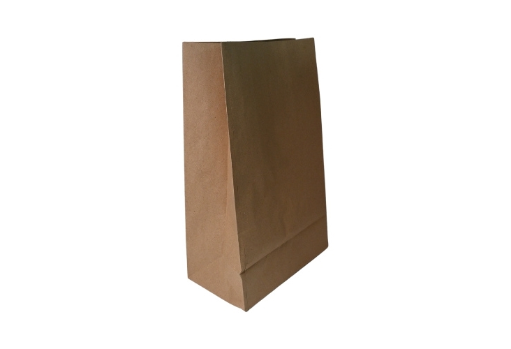 Brown Block Bottom Paper Bags - 260 x 390 x 415mm
