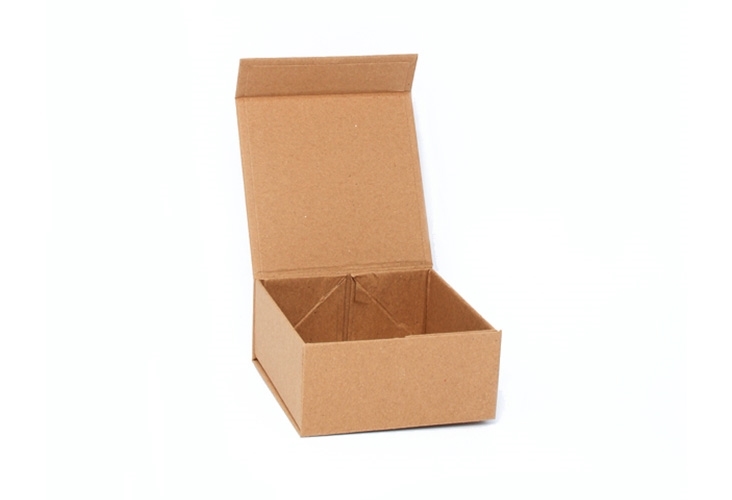 Kraft Magnetic Gift Boxes - 100 x 100 x 50mm Image 2