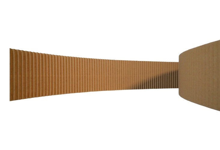 100mm x 75m Corrugated Cardboard Roll Image 3