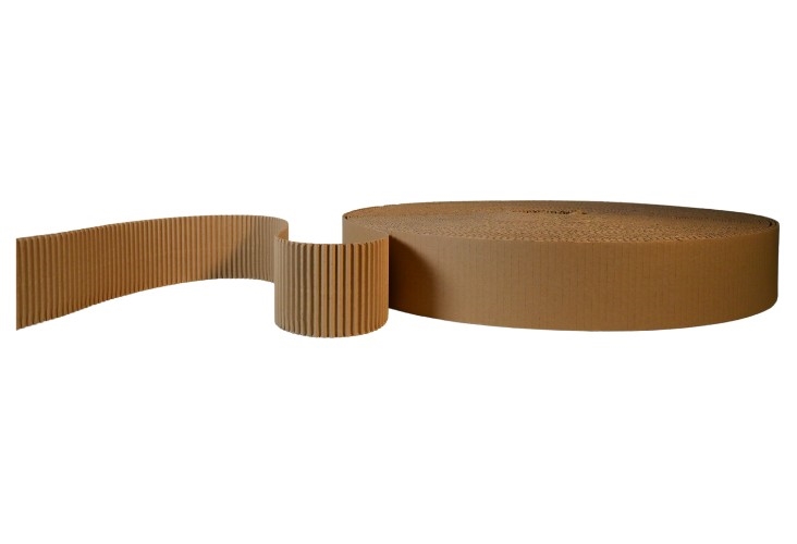 100mm x 75m Corrugated Cardboard Roll Image 4