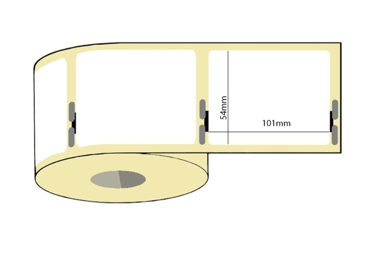 54 x 101mm Dymo Compatible Labels Image 3