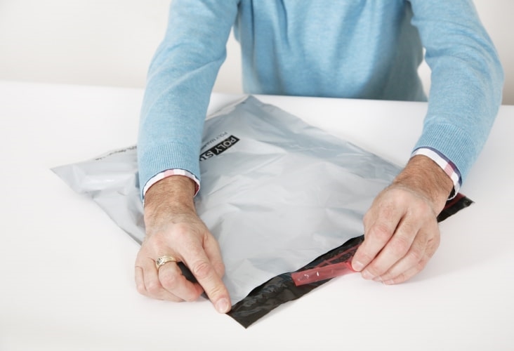 Recycled Polysure Poly Mailer - 350 x 400mm Image 2
