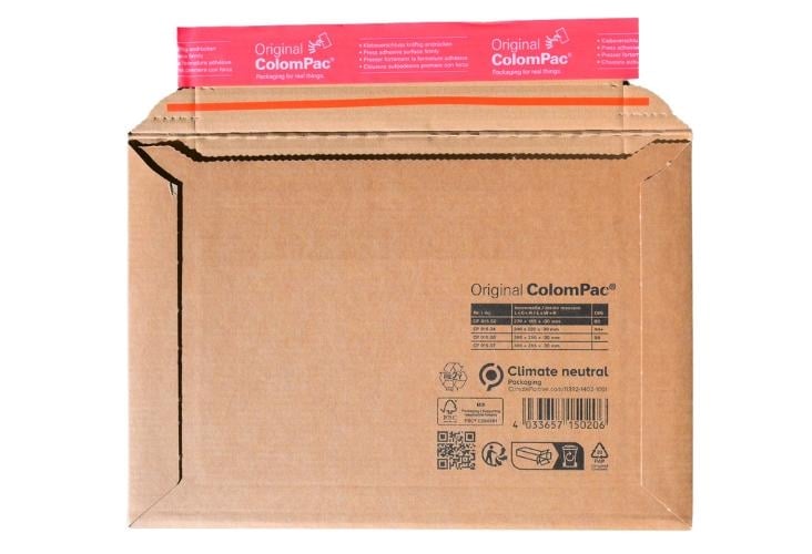 270 x 185mm - CP 015.02 - ColomPac Landscape Corrugated Envelopes