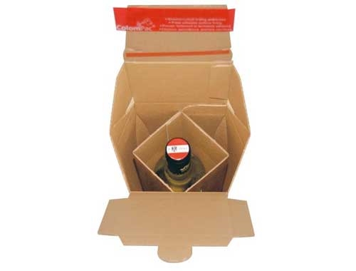 305 x 74 x 74mm - CP 181.101 ColomPac Climate Neutral Wine Bottle Boxes Image 3